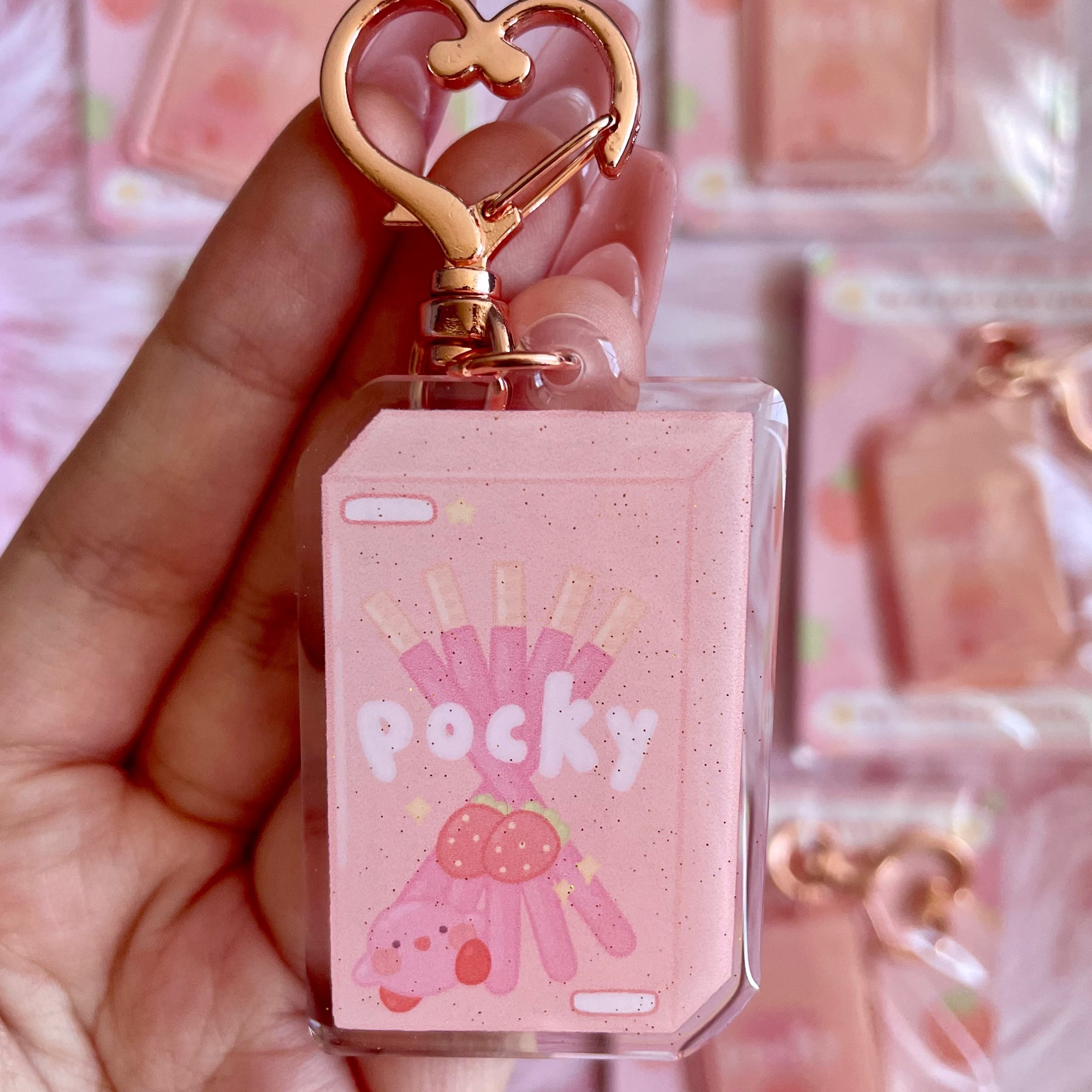 Pocky keychain on sale